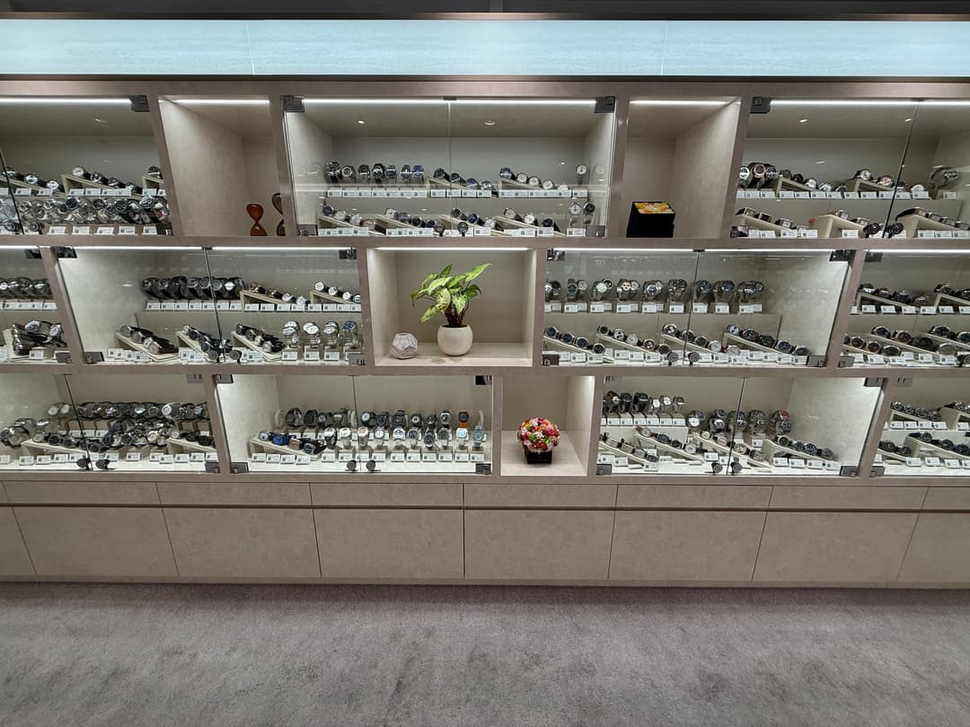 Gorgeous display of watches