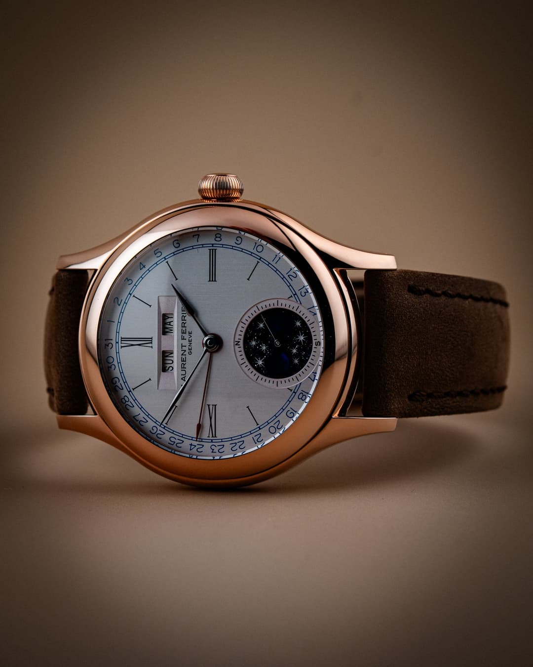 Laurent Ferrier Classic Moon Silver Front