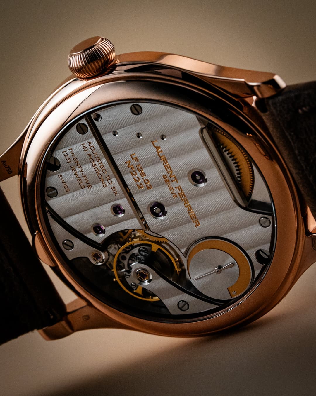 Laurent Ferrier Classic Moon Silver Close Up Back
