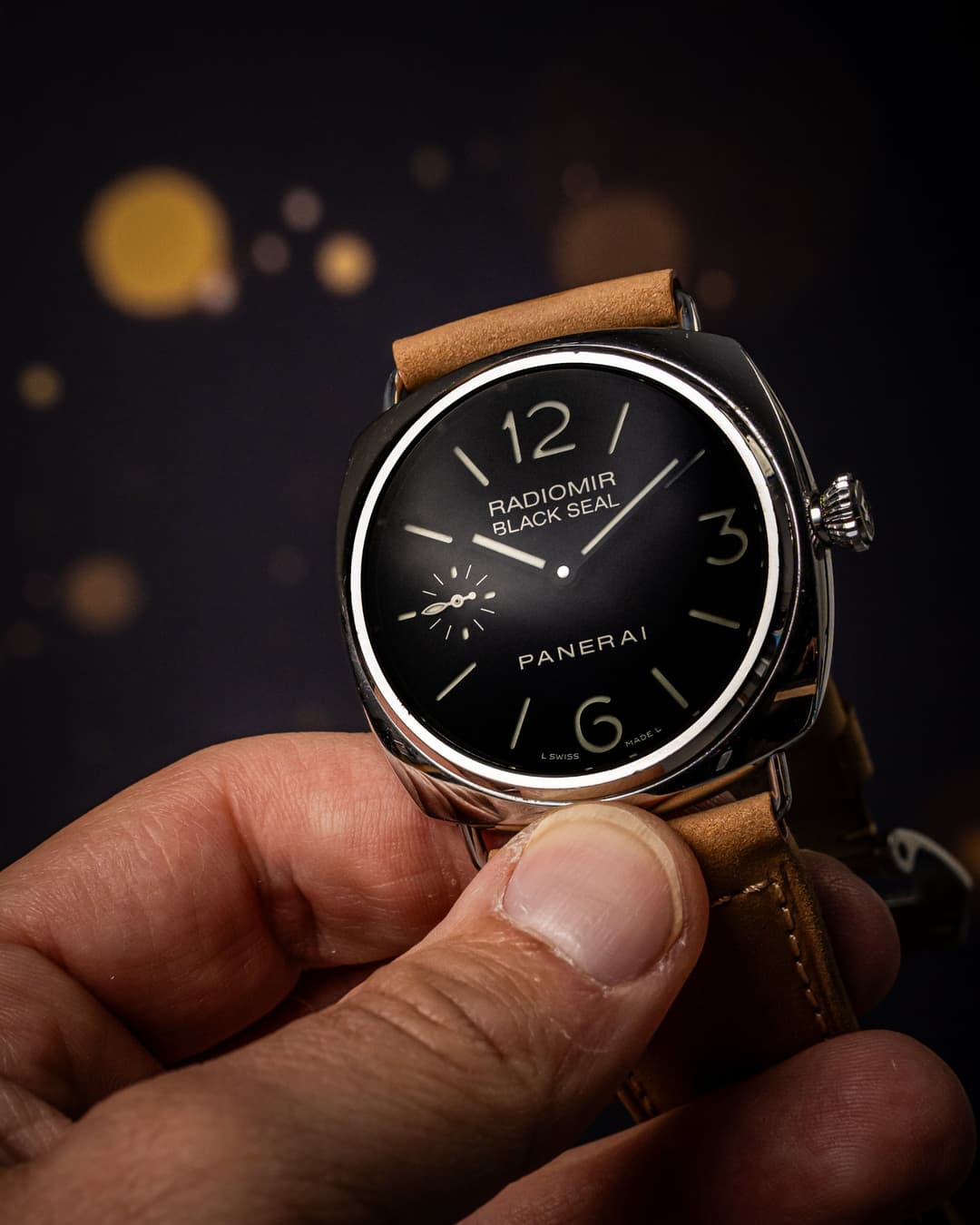 2009 Panerai Radiomir Black Seal Front