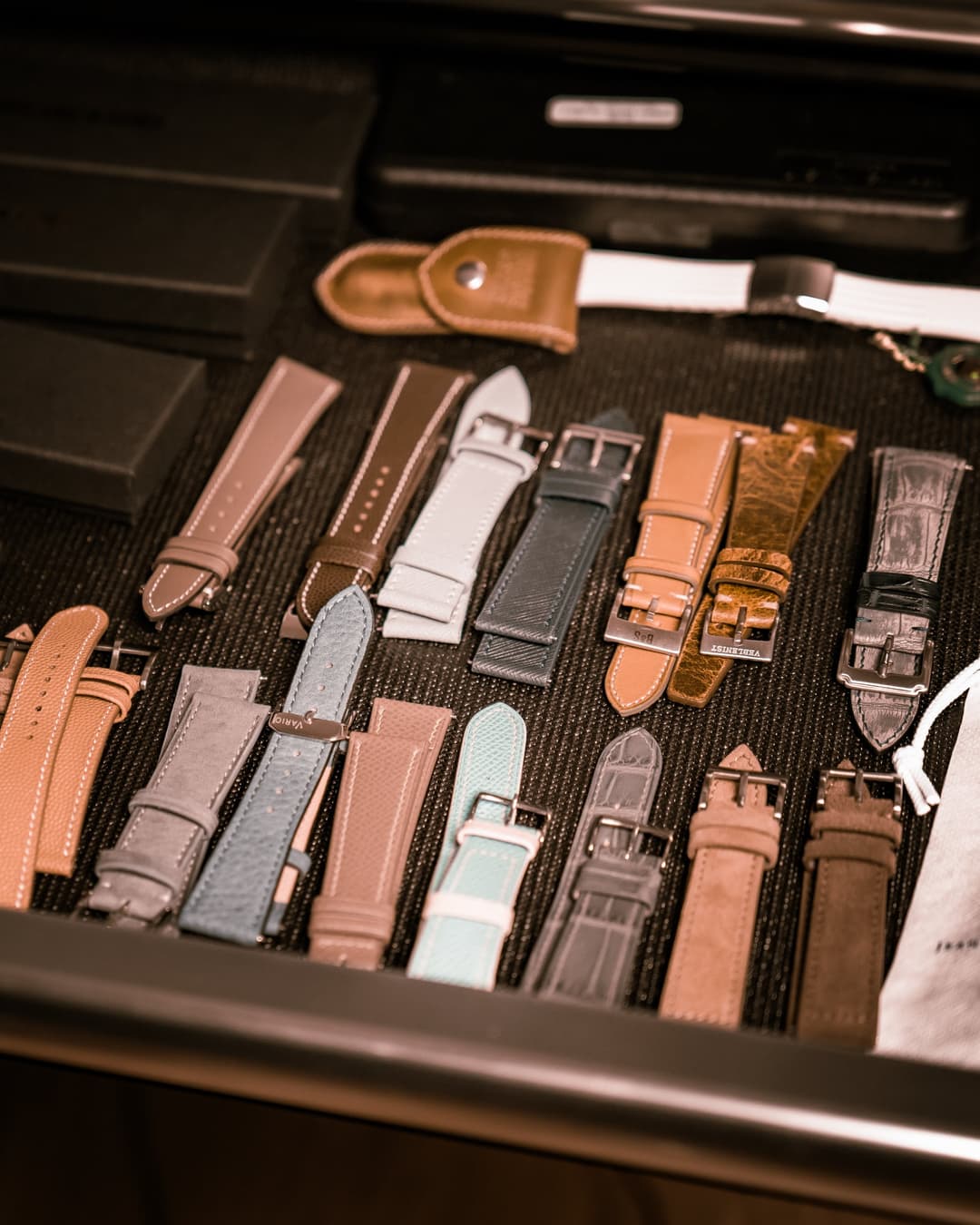 Watch strap drawer