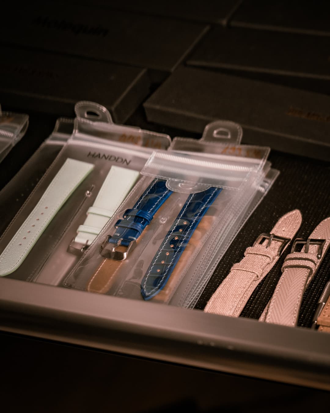 Watch strap drawer